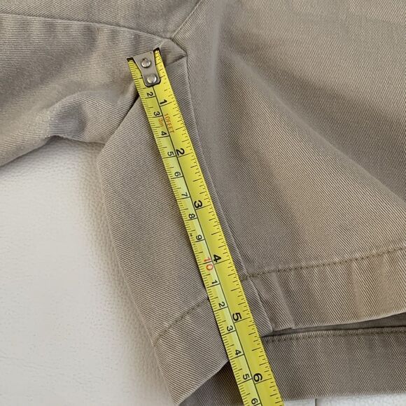 Polo by Ralph Lauren Chino Cotton Tan Flat Front Andrew Shorts Pockets Size 42 - Picture 10 of 11